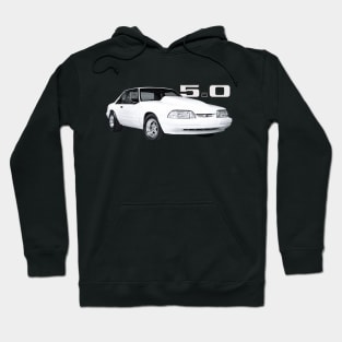 MUSTANG GT 5.0 FOXBODY CLASSIC RETRO notchback Hoodie